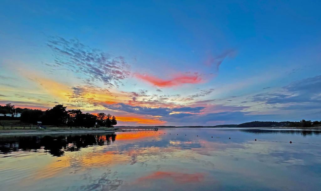 Kvällsbild båthamnen