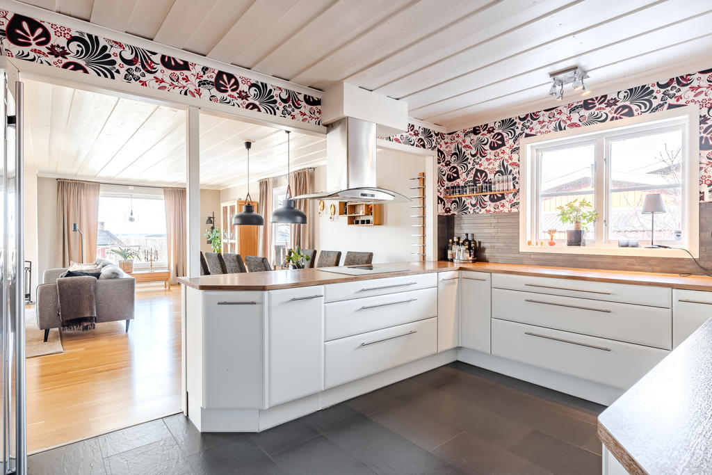 Snyggt och välplanerat kök