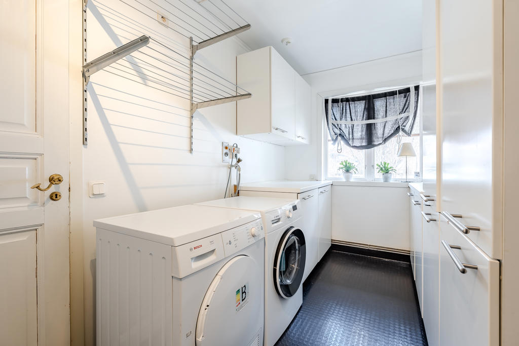 Den här tvättstugan gör det  roligare att sköta tvätten!