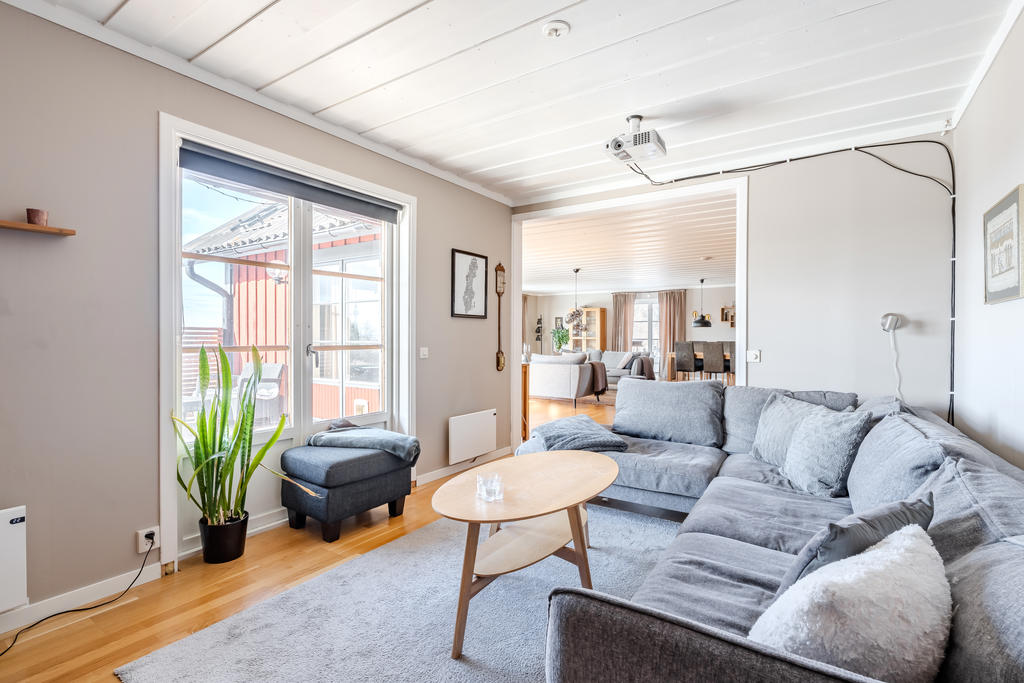 Här finns utgång till altanen