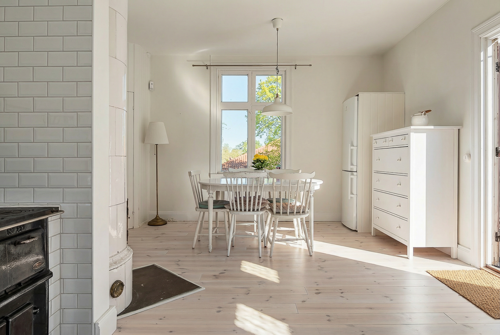 Ljus och luftig matplats