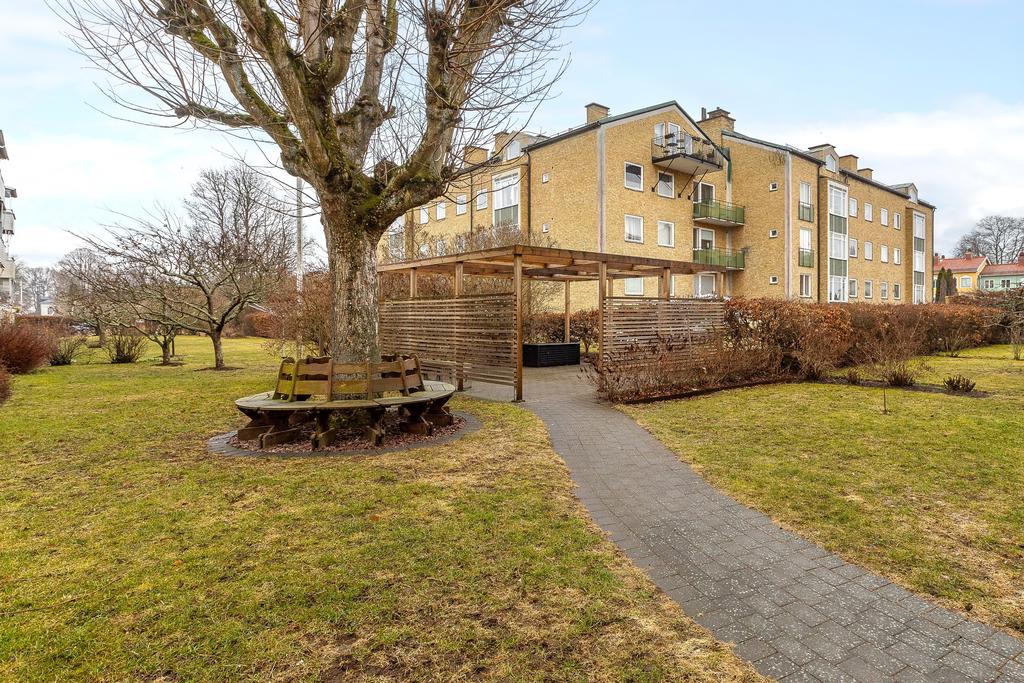 Grillplats på innergården