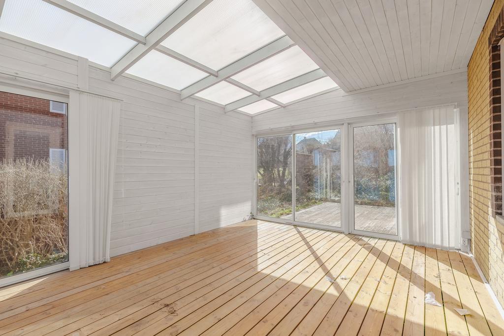 Stort inglasat uterum