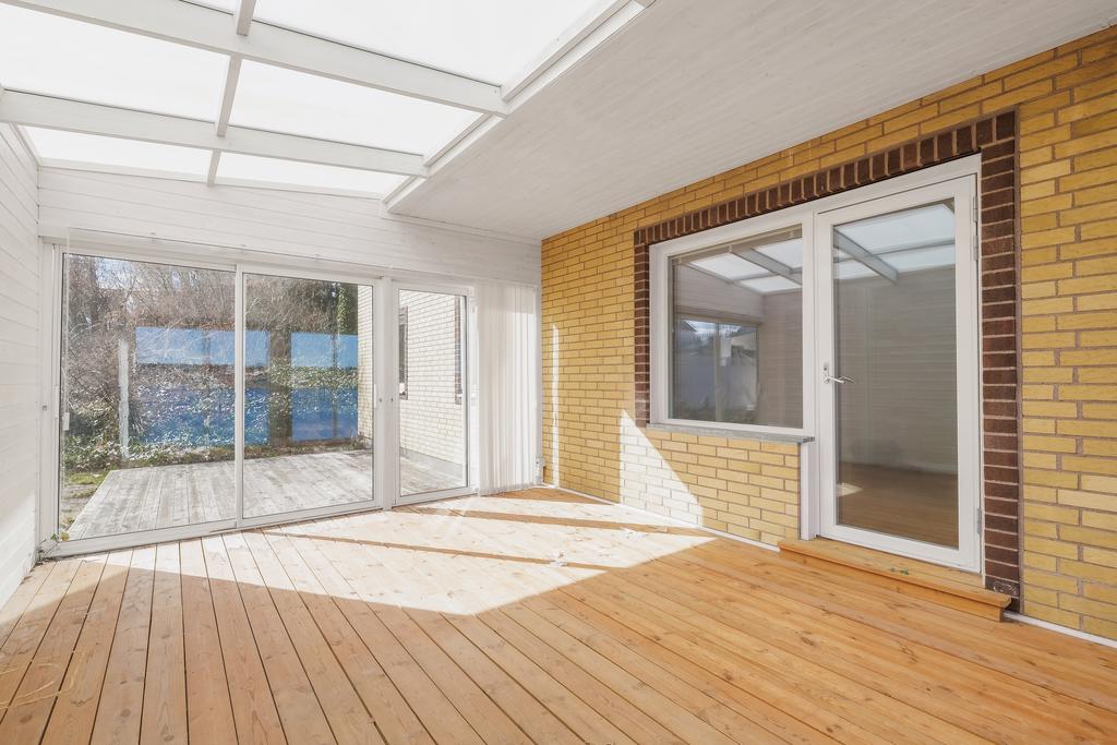 Stort inglasat uterum