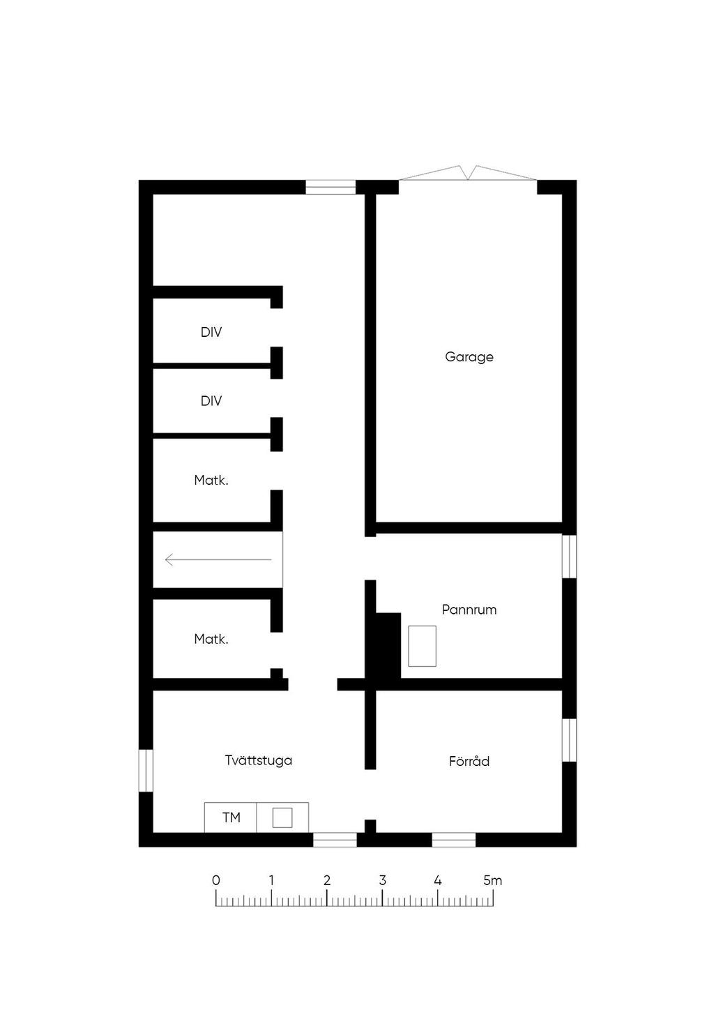 Planlösning källarplan