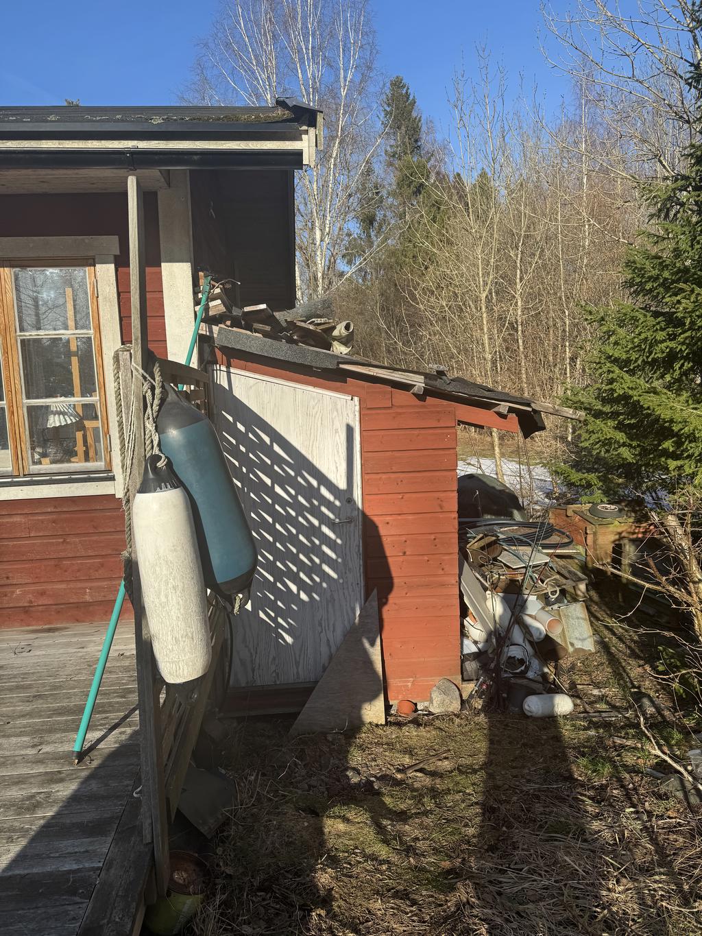 Förråd bredvid gästhuset