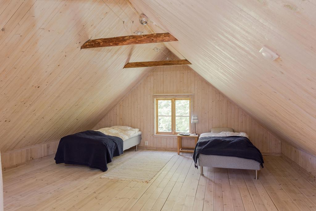 Övre plan i gäststugan