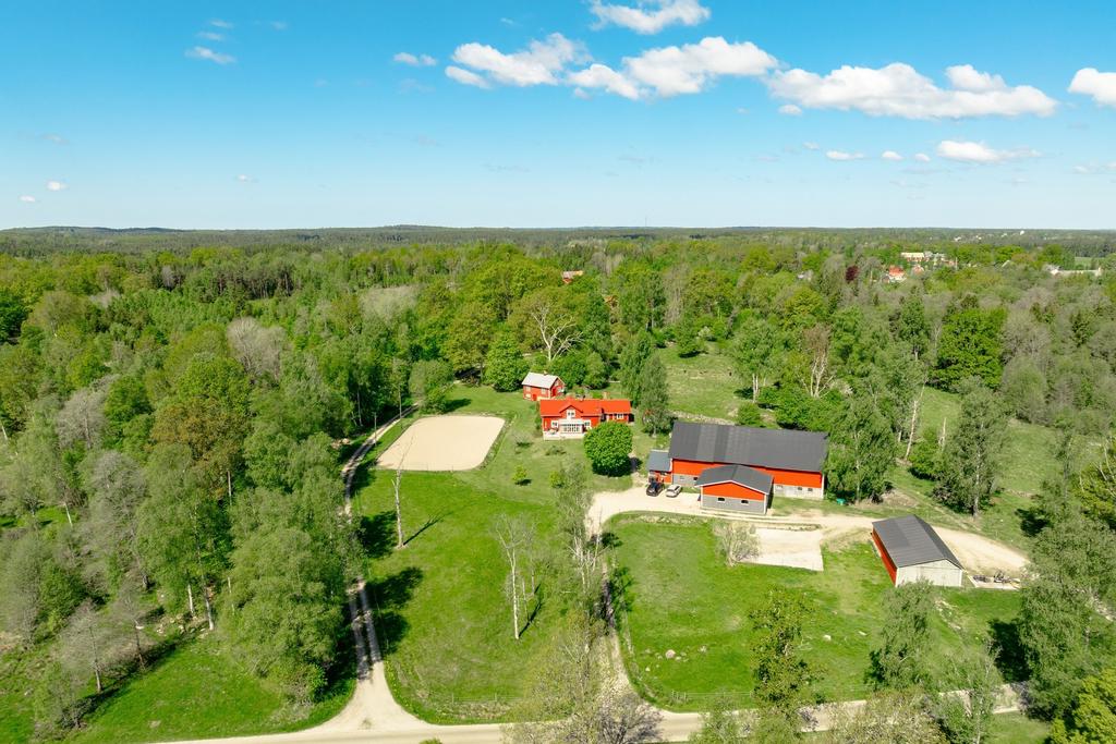 Gårdscentra från ovan