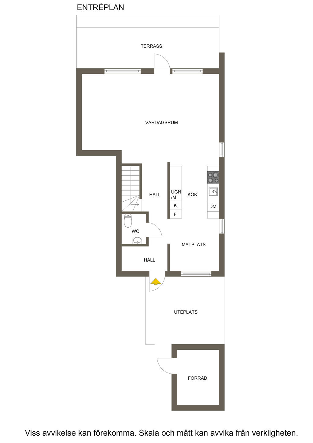 Planritning entréplan