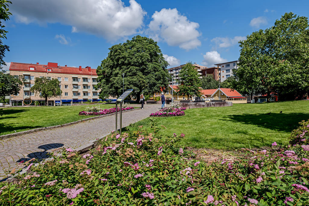 Betty Backs Park runt husknuten