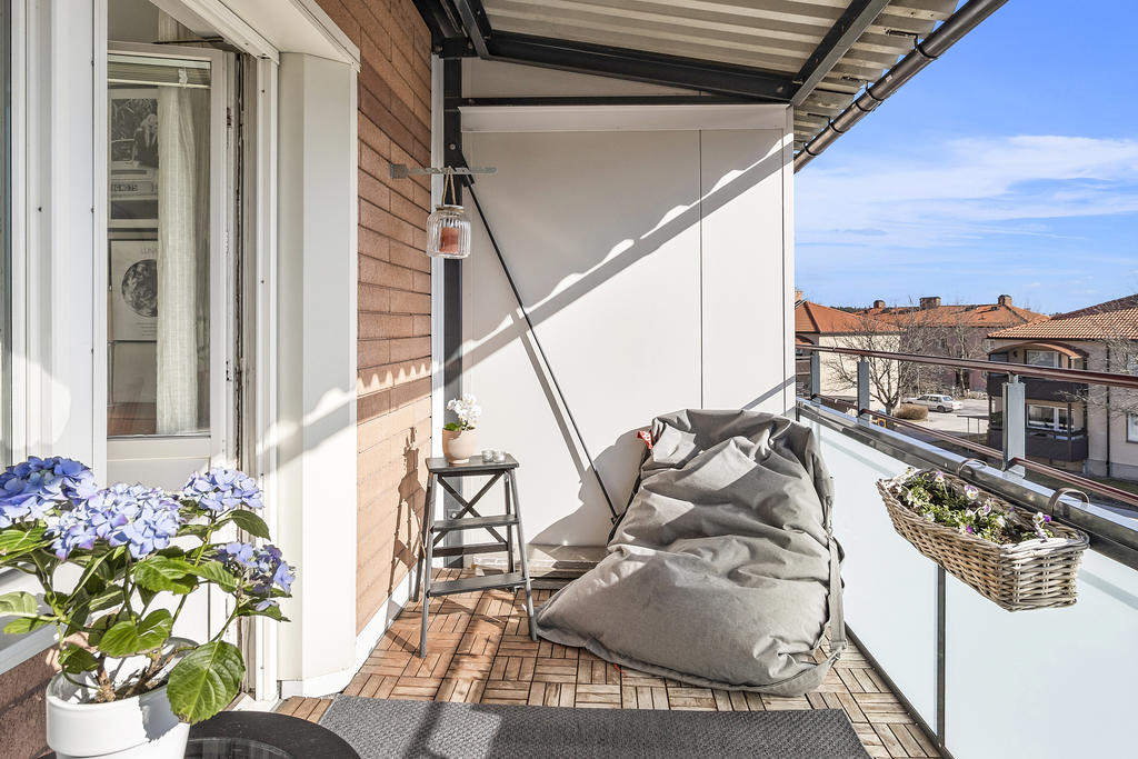 Balkong i soligt söderläge