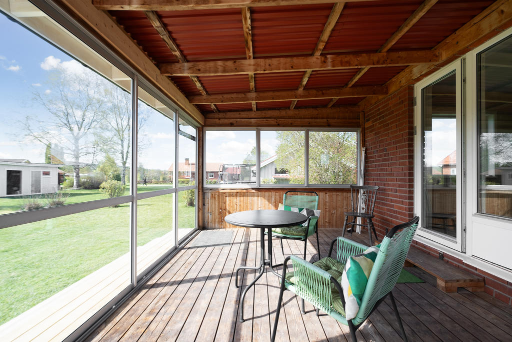Inglasad veranda