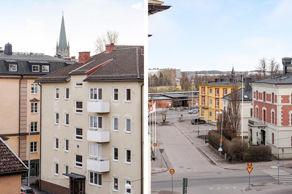 Trevlig utsikt med centralt läge