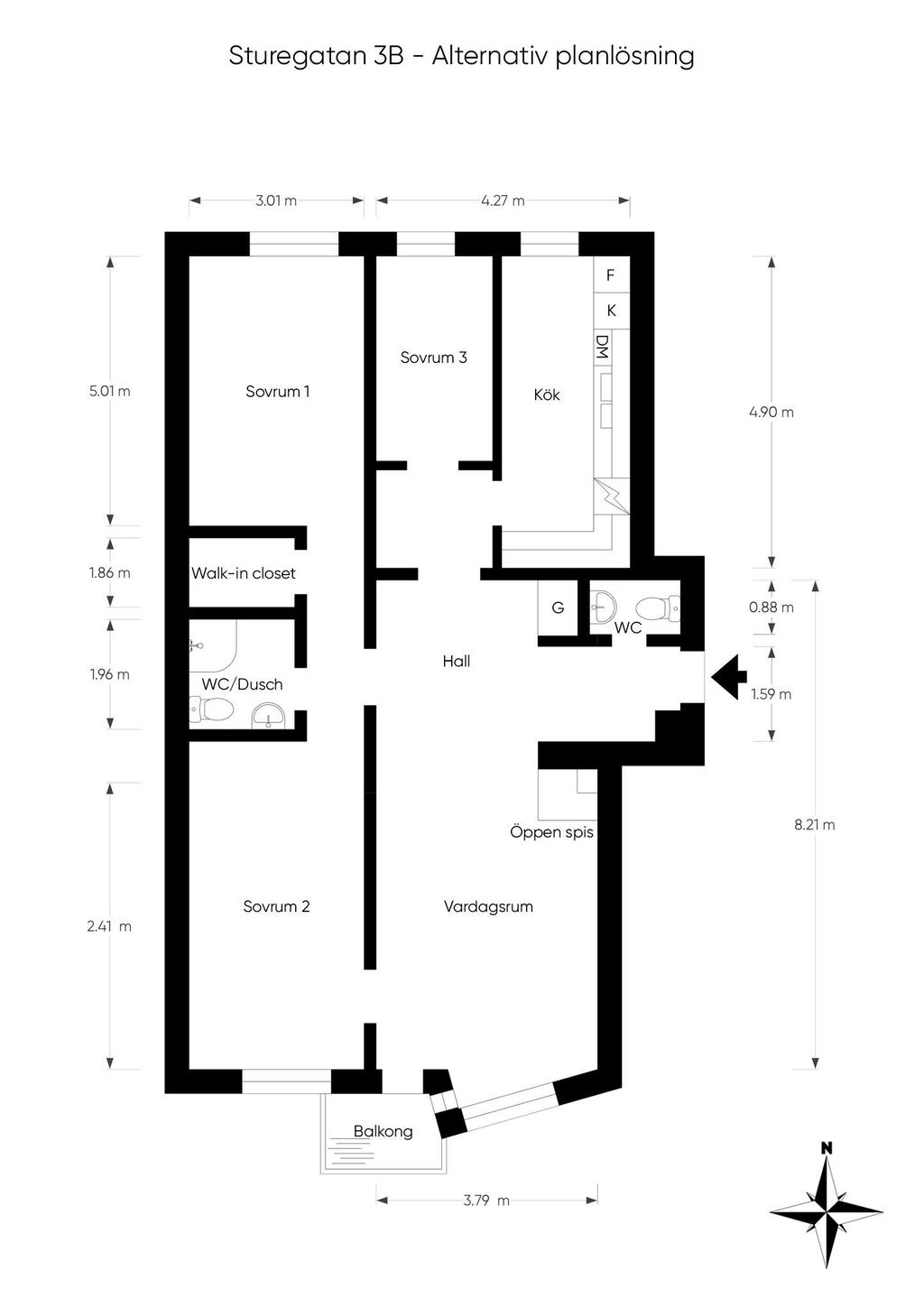 Alternativ planlösning