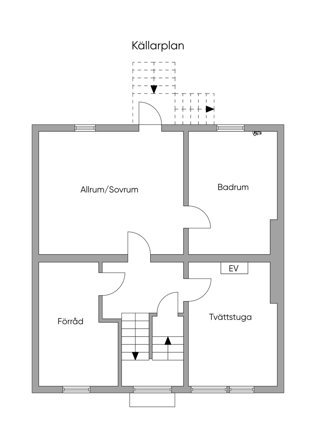 Planlösning Källarplan