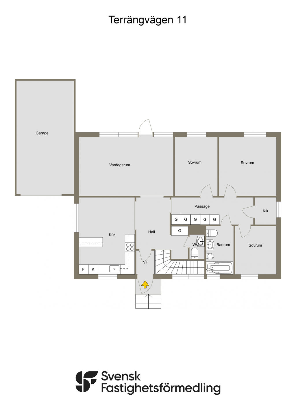 Planlösning entréplan 