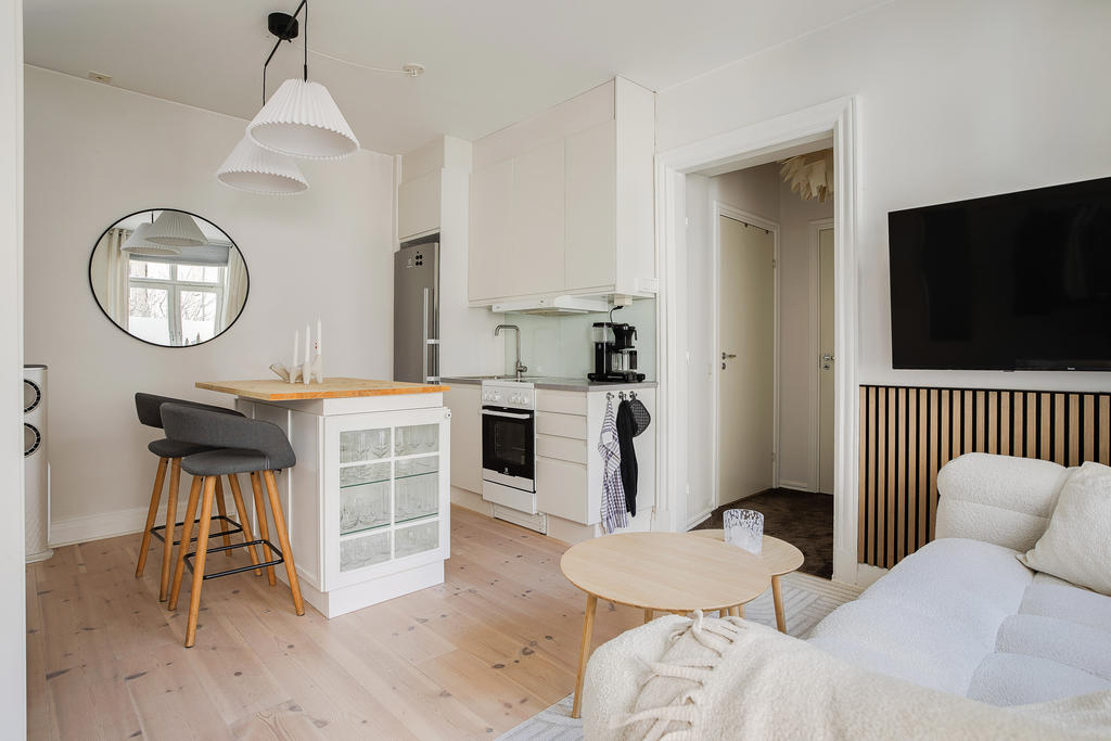 Köksö fungerar som matbord