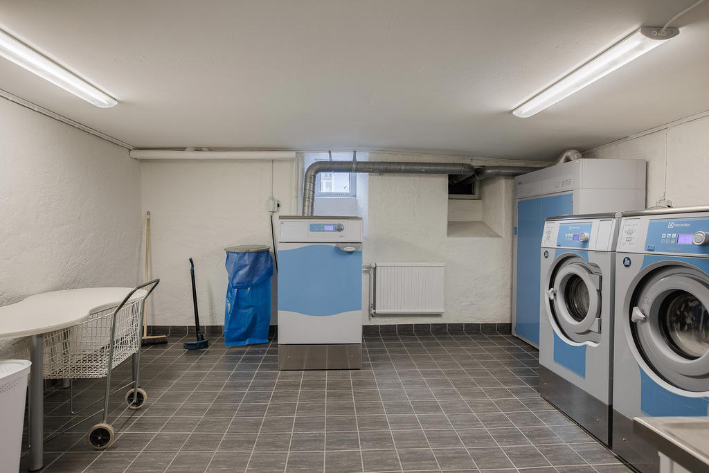 Modern fin tvättstuga