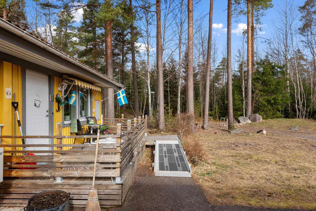 Entrén, närhet till naturen