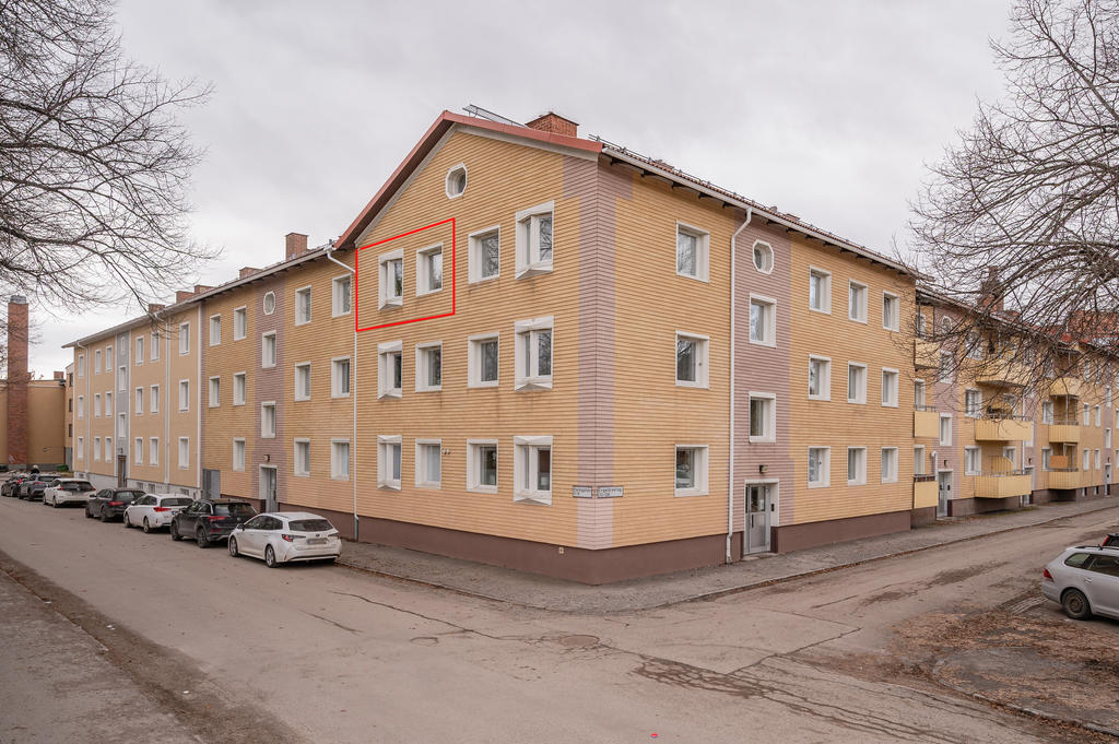 Belägen högst upp med litet burspråk