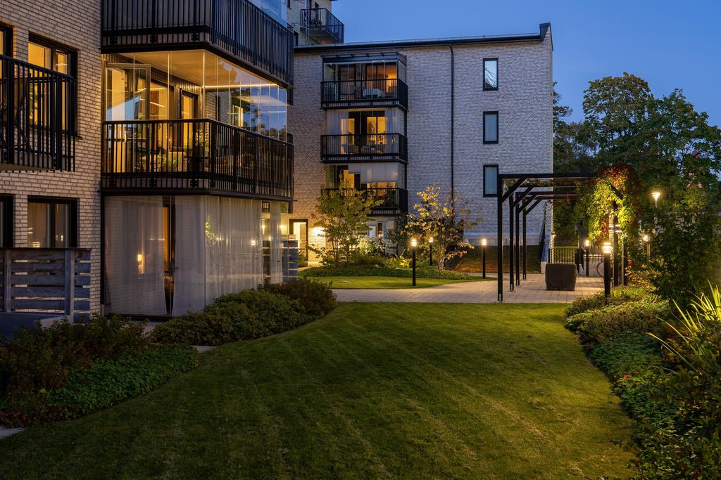 Innergården kvällstid