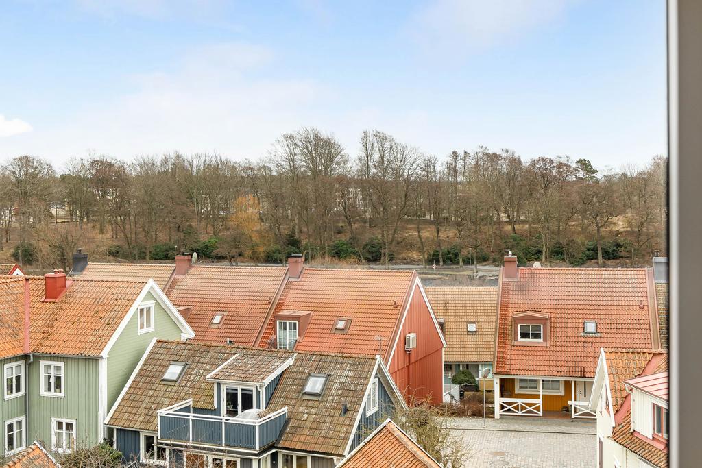 Utsikt från sovrumsfönster 