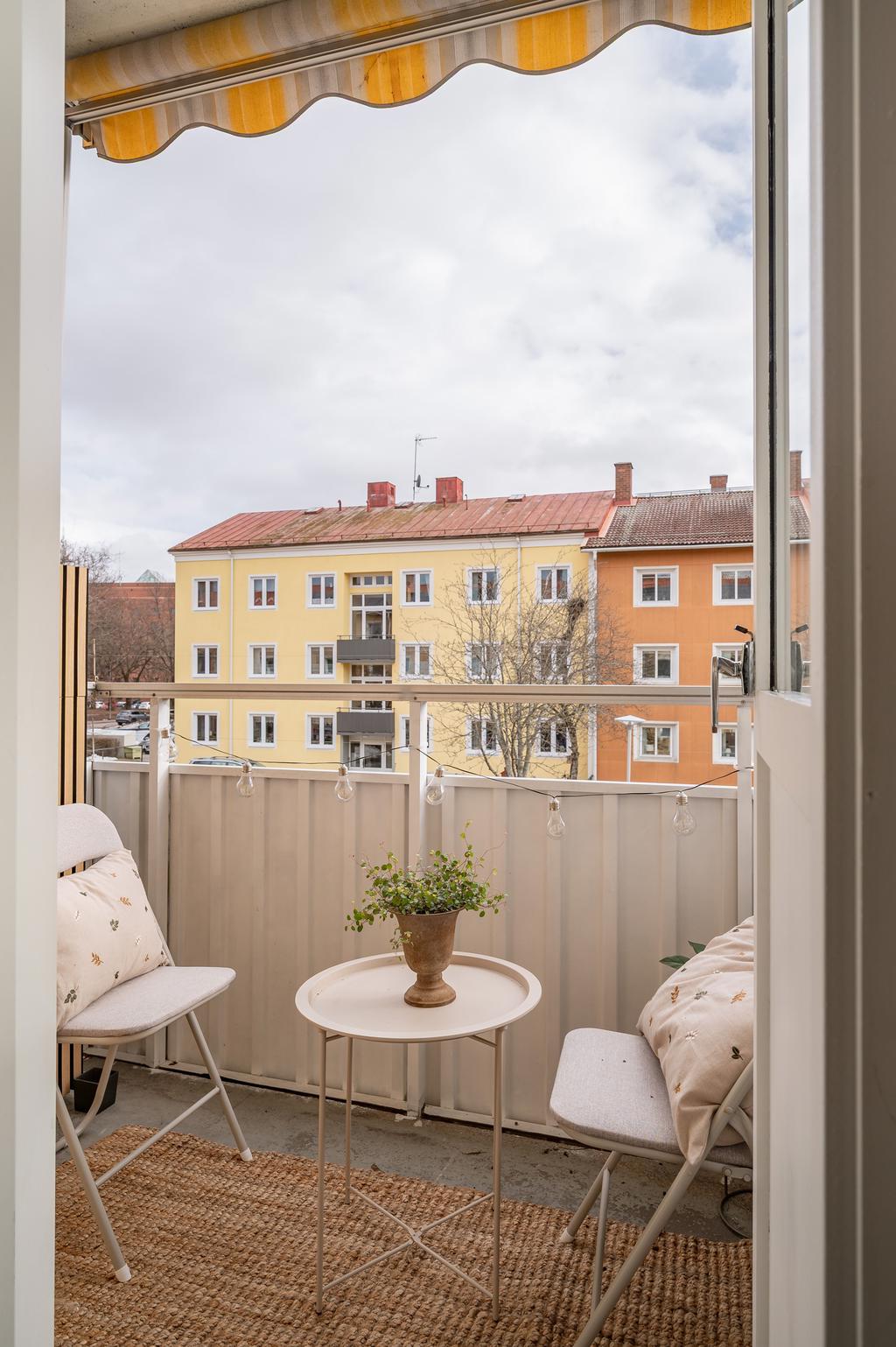 Balkong i söderläge!