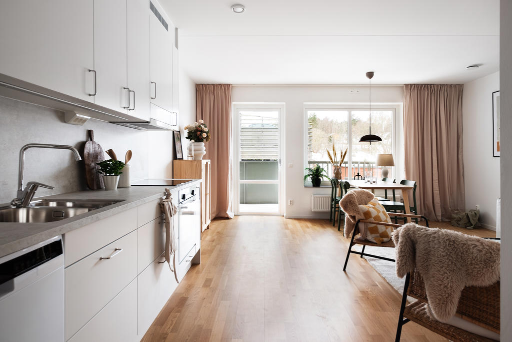 Bild från likadan lägenhet men våning 1.