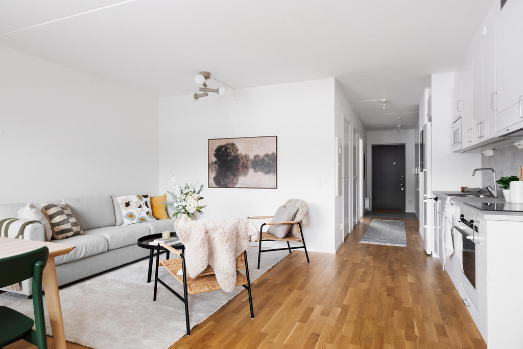 Bild från likadan lägenhet men våning 1.