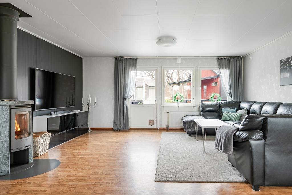 Utgång till altanen. 