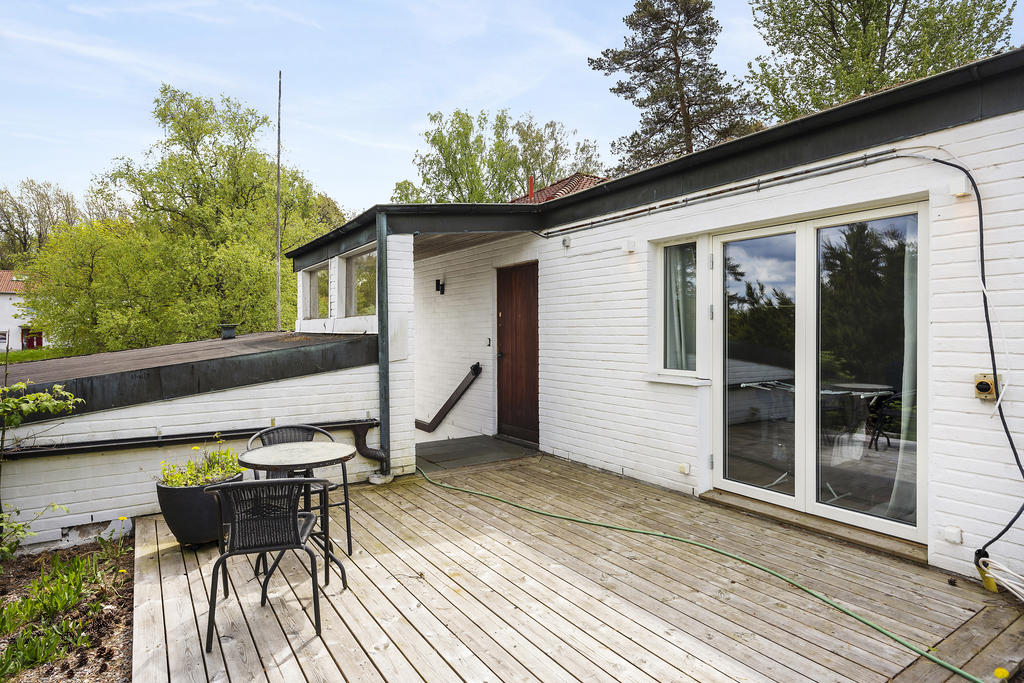 Lägenheten med egen uteplats