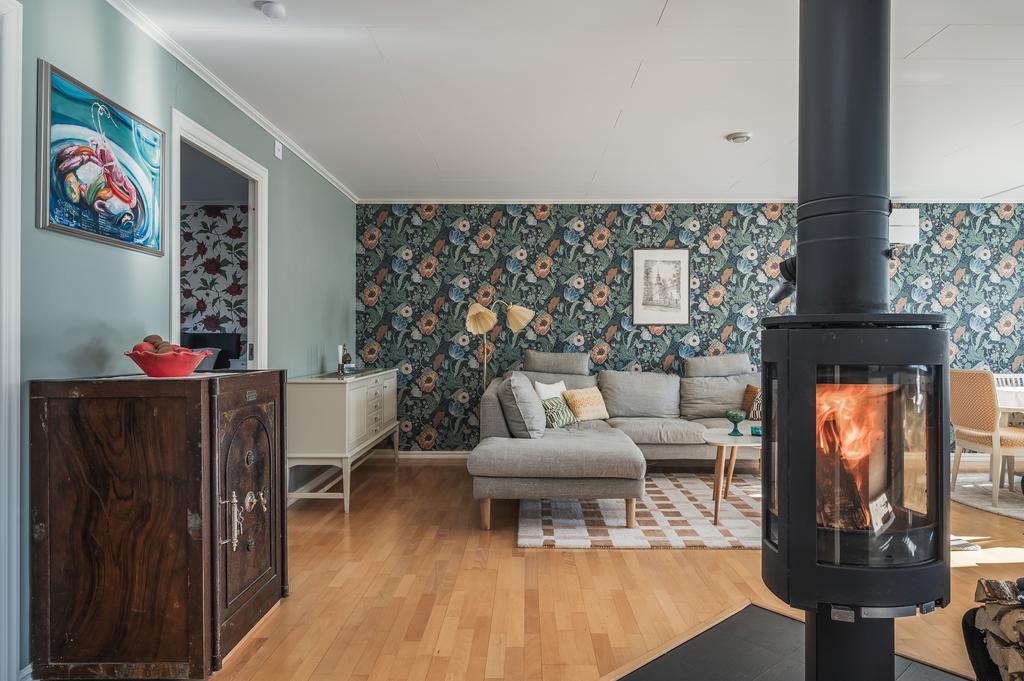 Kaminen kan vridas i 360 grader!