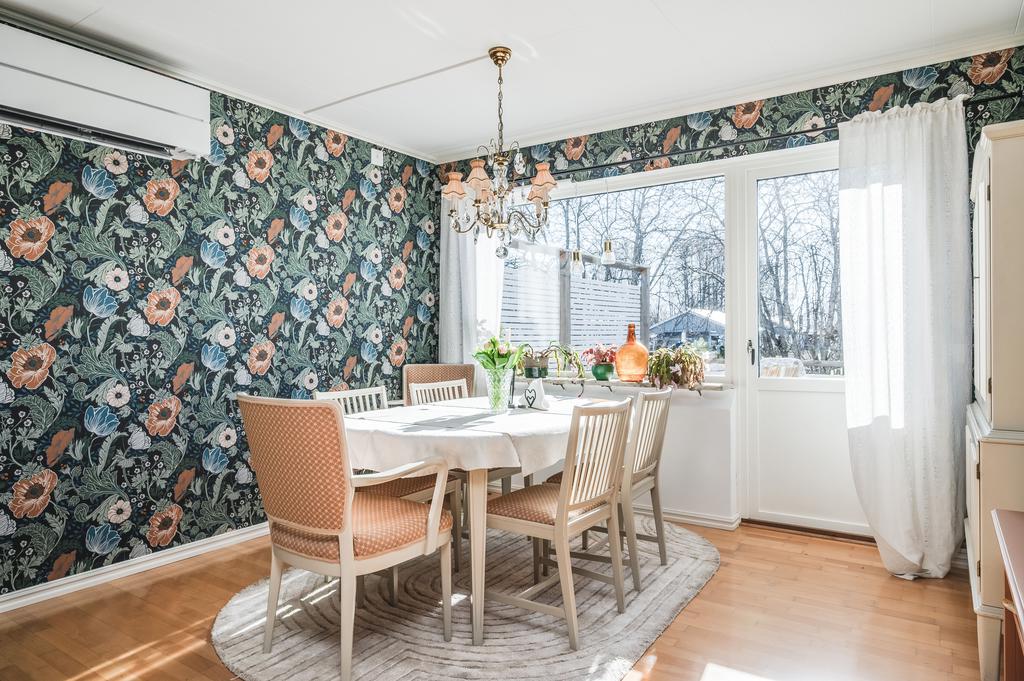 Utgången till altanen på framsidan