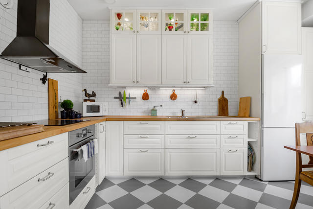 Välplanerat och fräscht kök