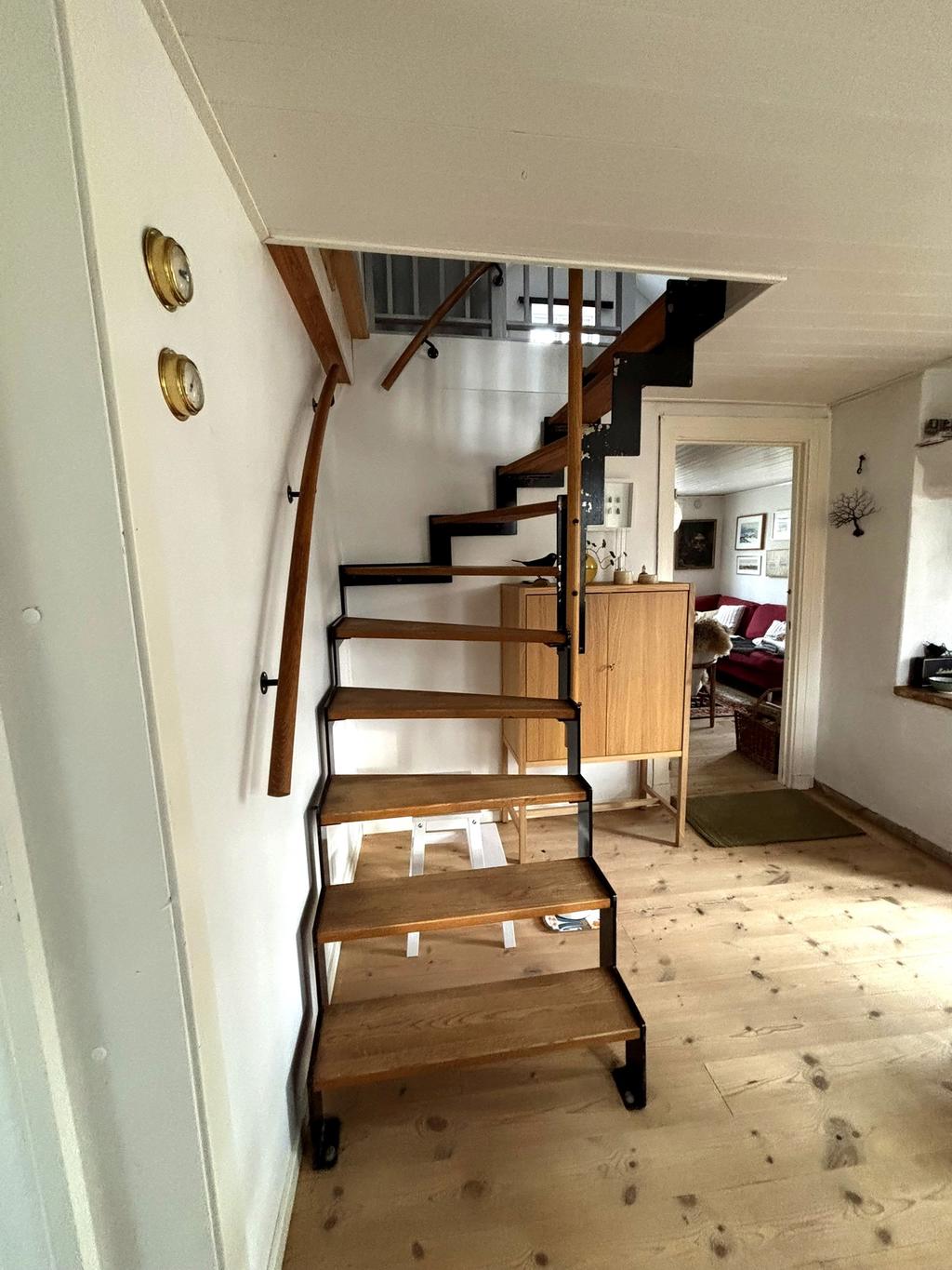 Trappan upp till loftet