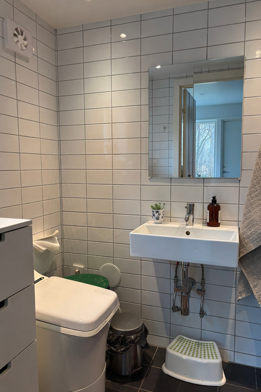 Duschrum huvudbyggnad