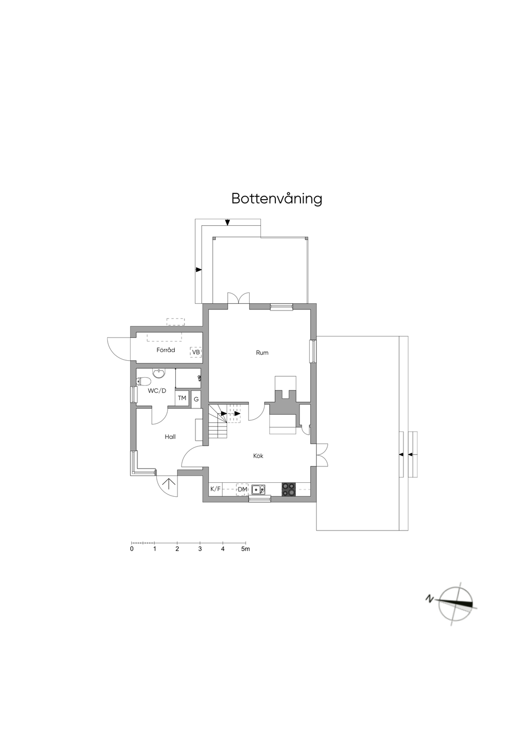 Planritning huvudbyggnad