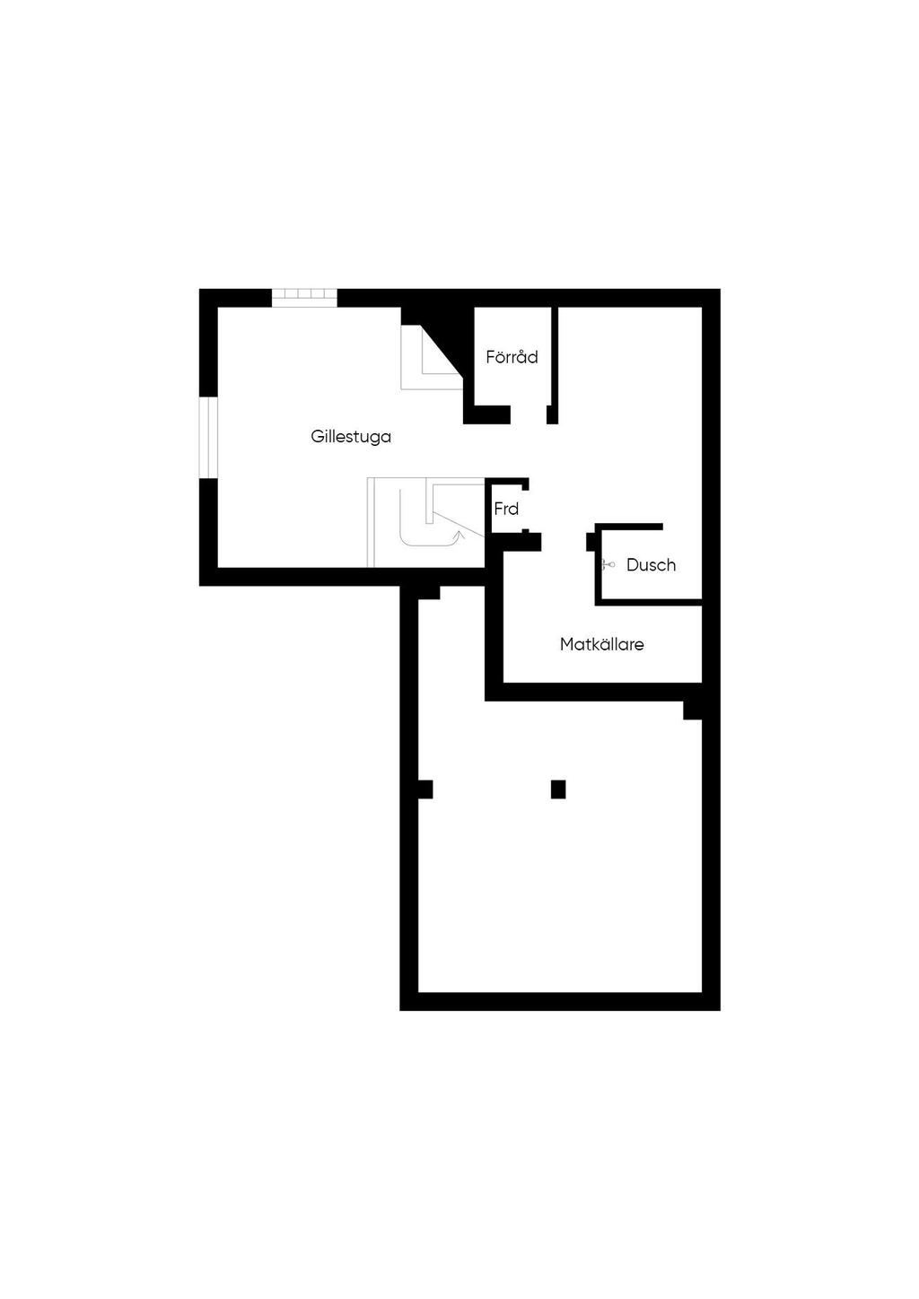 Planritning Källarvåning