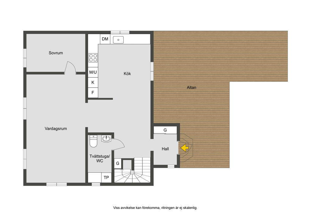 Planlösning entréplan