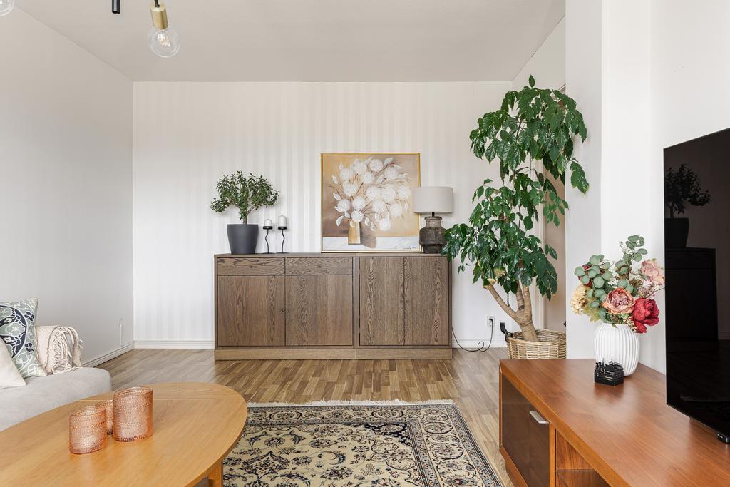 Tapetserad fondvägg