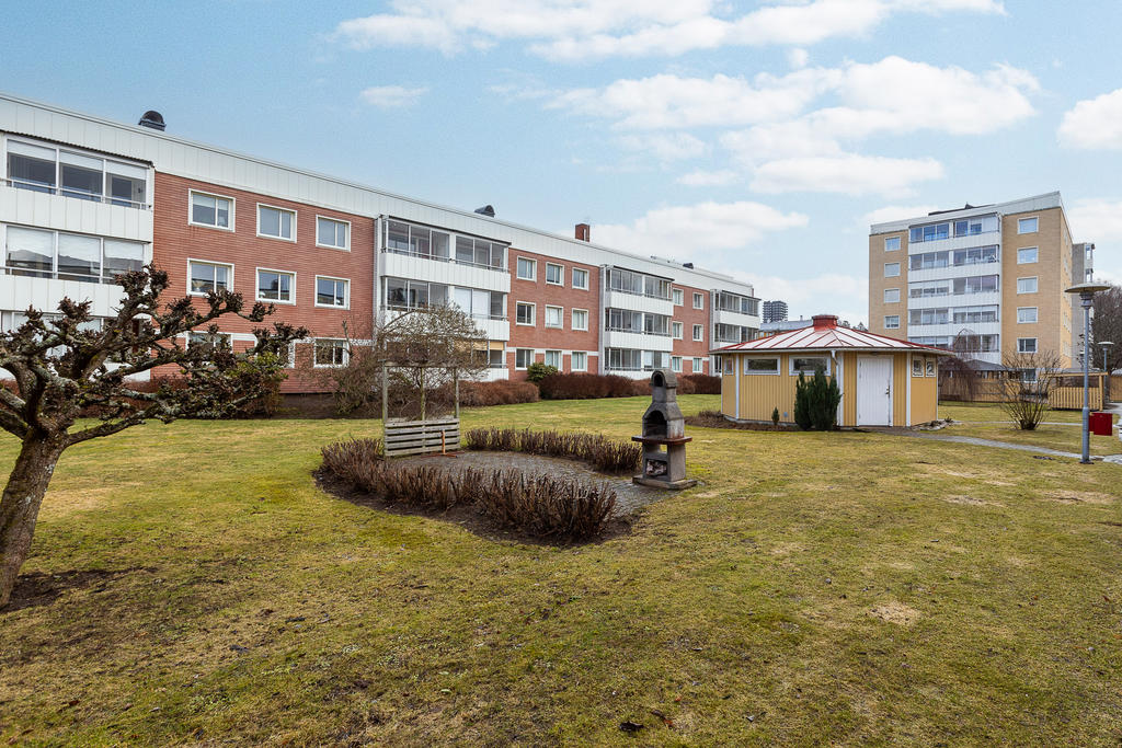 Grillplats på innergården 