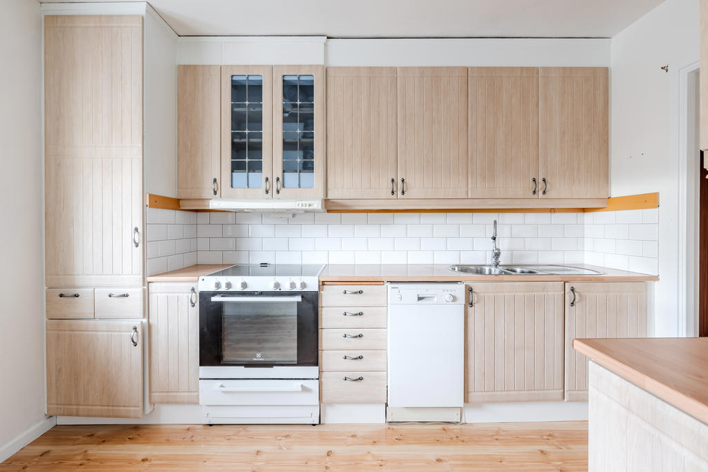 Gott om förvaring i köket