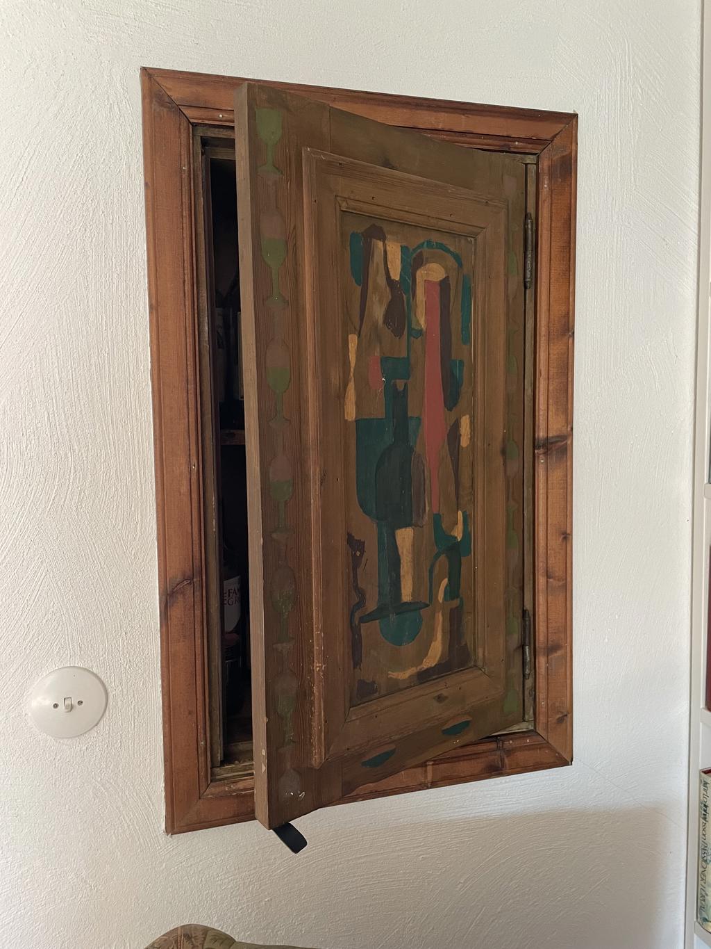 Detaljer från konstnären från trakten