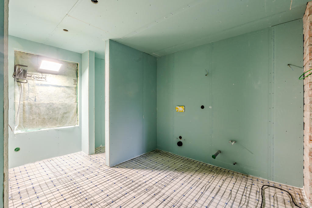 Förberett för golvvärme i badrummet