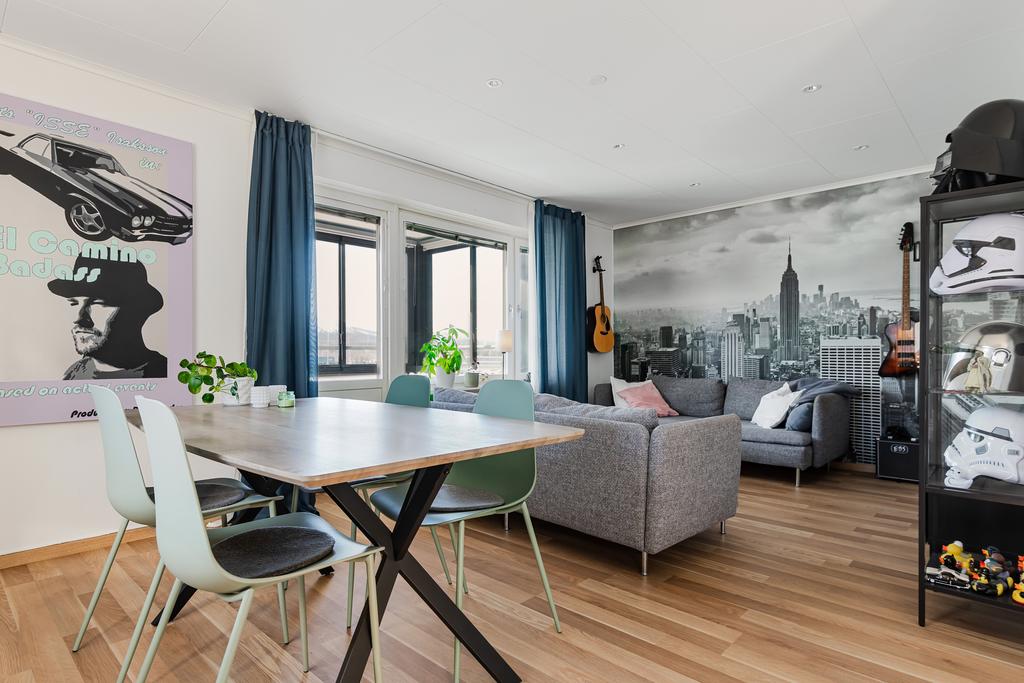 Matplats och vardagsrum