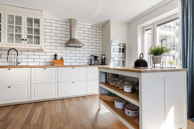 Ljust och öppet kök