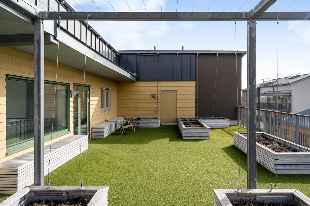 Trevligt ordnat med gott om sociala ytor