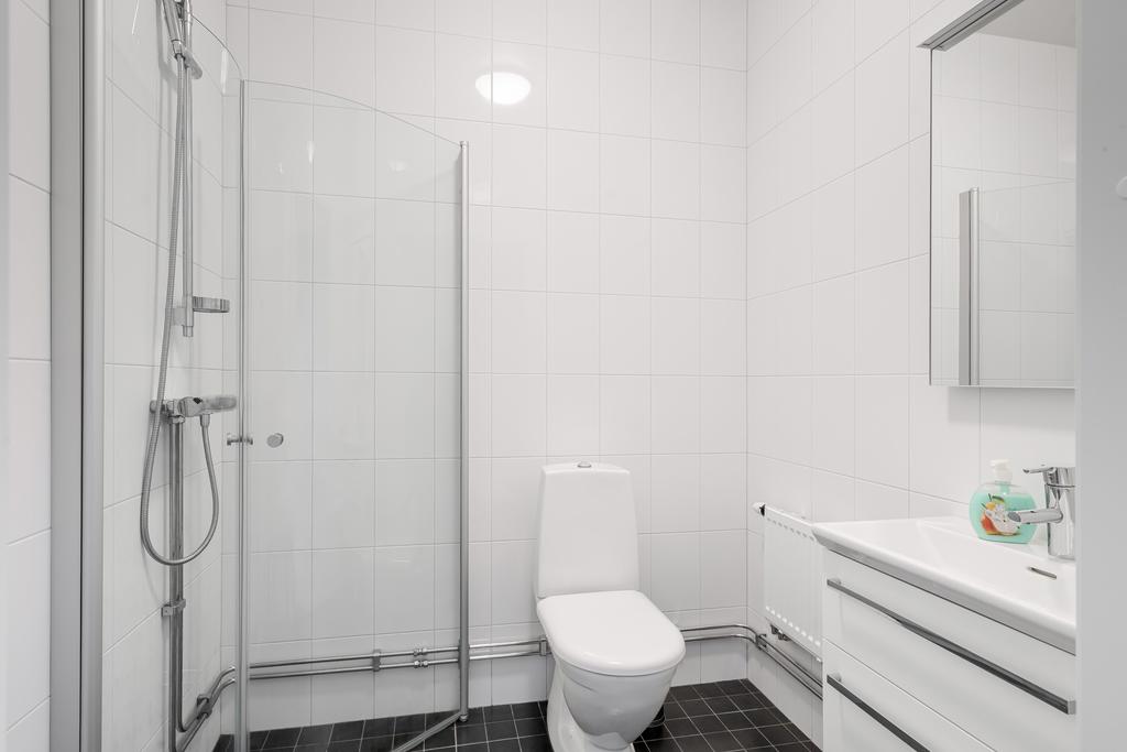 Duschrum till övernattningsrummet