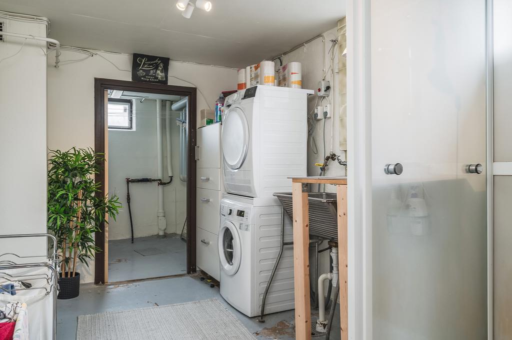 Tvättstuga med dusch