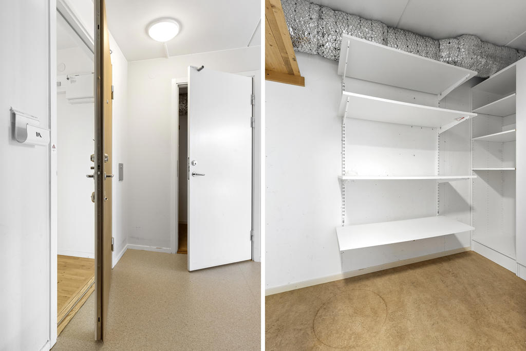 Förråd i anslutning till lägenheten